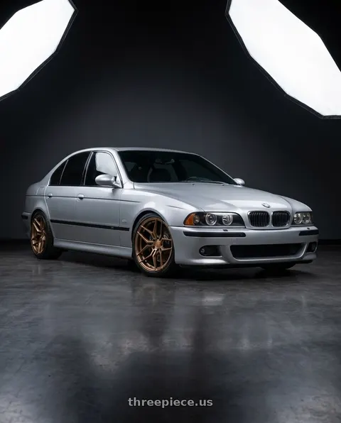 2003 BMW M5 with Rohana RFX11 5x120 19x9.5+20 Brushed Bronze wheels
