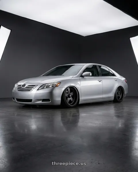 2007 Toyota Camry with Fuel Mono DD71 FF71 6X139.7 20X9 +1 GLOSS BRUSHED POLISHED wheels