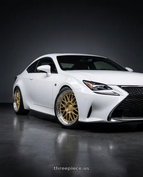 2019 Lexus RC350 F Sport with Work Brombacher Mesh wheels