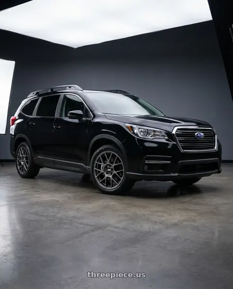 2025 Subaru Ascent with BBS XR 5x112 20x8.5+44 Gloss Platinum wheels