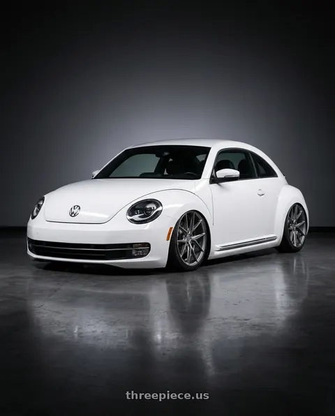2016 Volkswagen Beetle with Niche 1PC M116 MISANO 5X112 19X8.5 +42 MATTE GUN METAL wheels