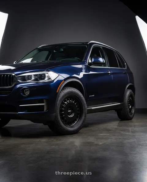 2015 BMW X5 xDrive35d with Rotiform RC205 PMF 5X120 18x8.5 +35 MATTE BLACK wheels
