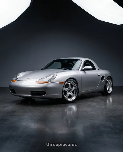 1997 Porsche Boxster with SSR Professor SP1 5x130 18X9+49 SL Disk Silver wheels
