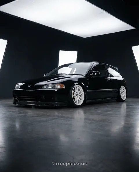 1993 Honda Civic with Work Emotion CR Kiwami wheels