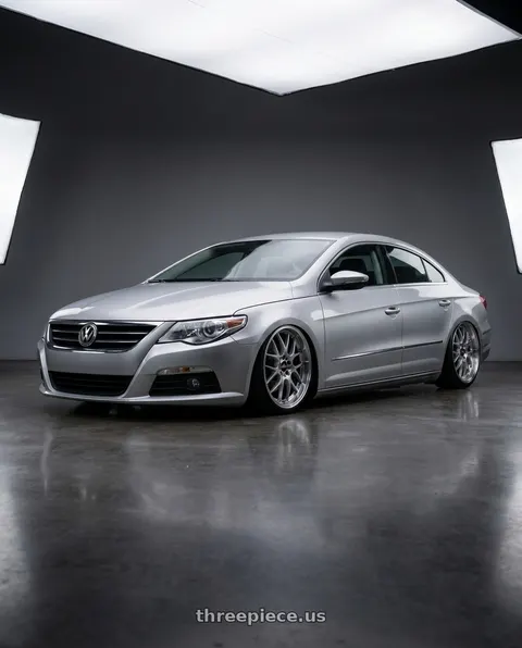 2015 Volkswagen CC with BBS RS-GT 5x112 19x8.5 +32 Diamond Silver Center Diamond Cut Lip wheels