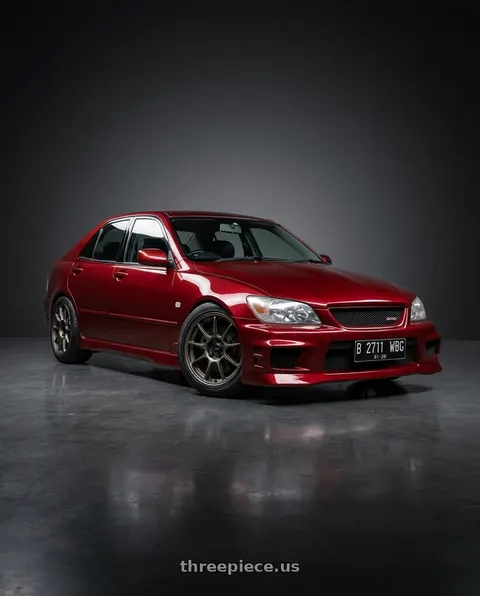 2001 Toyota Altezza RS200 with Konig 110BZ Ultragram 5x114.3 17x8 +40 Carbon Bronze Metallic wheels