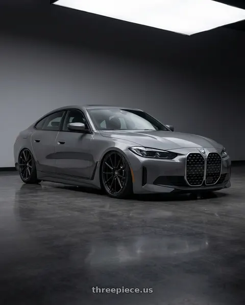 2023 BMW 430i with Avant Garde KRAFT 5x112 19x8.5 +30 Gloss Black wheels