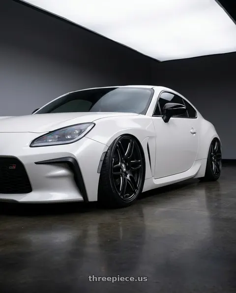 2016 Scion FR-S with Niche 1PC M106 NR6 5X100/5X114.3 17X7.5 +45 MATTE BLACK MILLED wheels