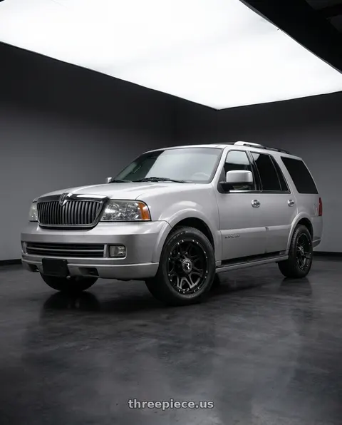 2005 Lincoln Navigator with Raceline 981 Raptor 6X135 18x9 +25 A201058 wheels