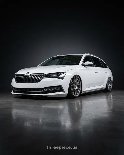 2022 Superb combi with BBS CH-R 5x112 20x9 +25 Satin Titanium Polished Rim Protector wheels