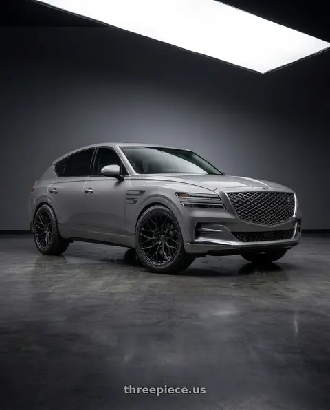 2027 Genesis GV80 Advanced with Rohana RFX5 5x114.3 22x10.5+40 Matte Black wheels