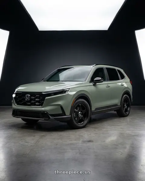 2026 Honda CR-V with R6061 Forged R1 5x114.3 18X8.5 +35 Matte Black wheels