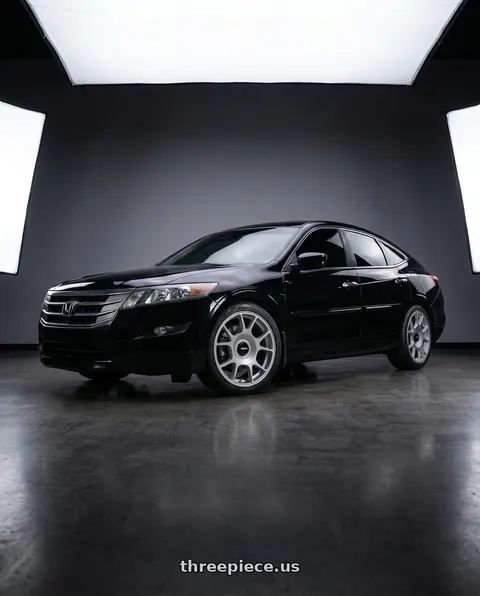 2010 Honda Accord Crosstour with Rotiform TUF-R 5x112 / 5x114.3 19x8.5 +35 Satin Silver wheels
