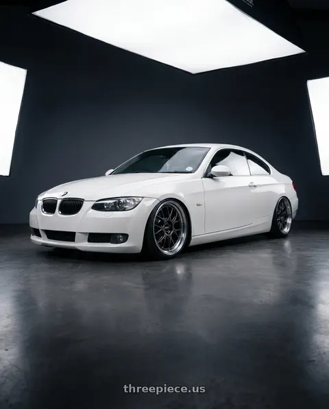 2009 BMW 335i with BBS LM-R 5x120 19x9.5+25 Diamond Black wheels