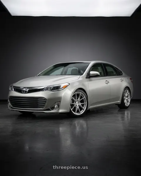 2013 Toyota Avalon with Aodhan AFF7 5x114.3 19x9.5+35 Gloss Silver Machined Face wheels