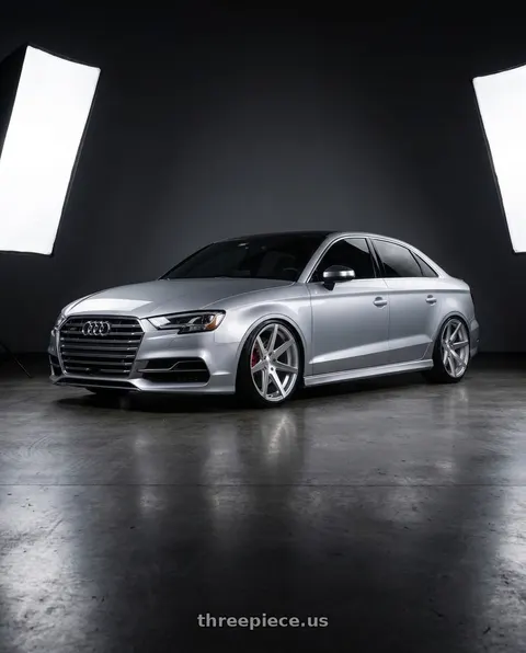 2016 Audi S3 with Rohana RC7 5x112 20x10+45 Machine Silver wheels
