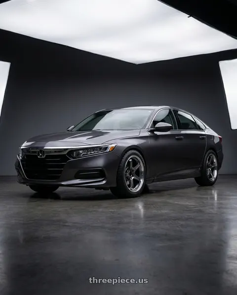 2019 Honda Accord LX with Advan Racing GT BEYOND 5x114.3 18x9.0 +25 MACHINING & HYPER PLATINUM BLACK wheels