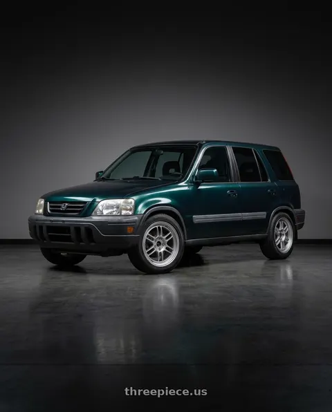 1997 Honda CR-V with Enkei RPF1 5x114.3 17x8+45 Silver wheels