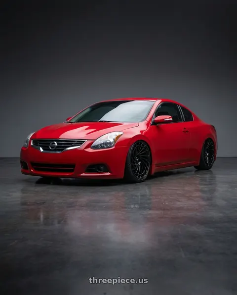 2010 Nissan Altima with RTX RS06 5x114.3 20x8.5 +40 Gloss Black wheels