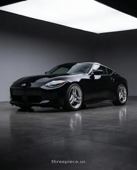 2024 Nissan Z Sport with Motegi KOJIN 5x114.3 18x10.5 +22 Polished wheels