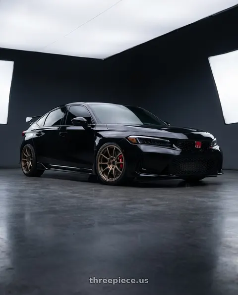 2023 Honda Civic with Volk Racing ZE40 M-SPEC 5x120 18x9.5+39 Bronze wheels