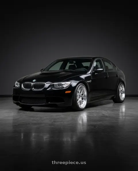 2010 BMW M3 with ESR Wheels CS SERIES CS11 5x120 18x10.5 +22 Hyper Silver wheels