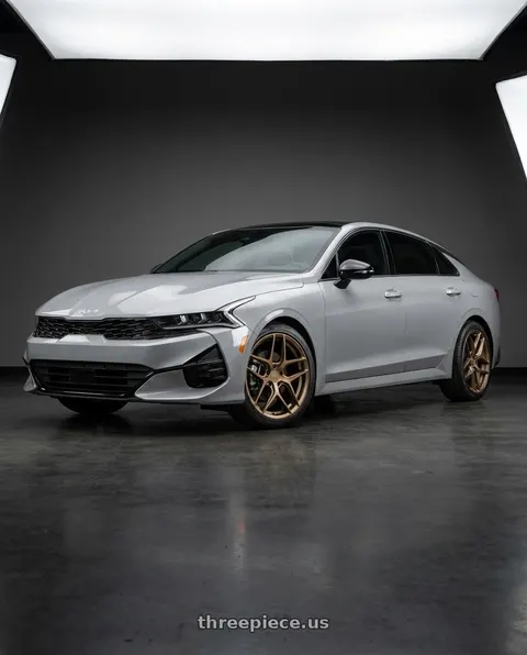 2023 Kia K5 GT with Aodhan AFF2 5x112 19x8.5+35 Matte Bronze wheels
