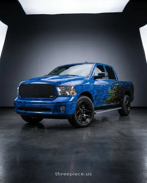 2016 Ram 1500 with 4PLAY 4P55 6x135/6x139.7 24x12-44 Brushed wheels