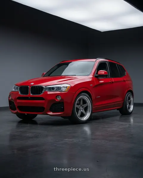2017 BMW X3 with ESR Wheels CS SERIES CS5 5x120 18x10.5 +22 Matte Graphite wheels