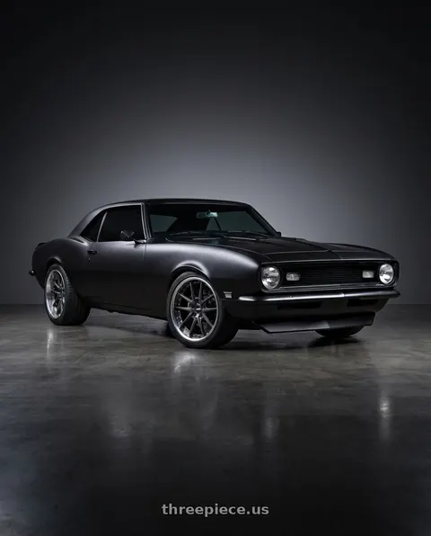 1968 Chevrolet Camaro with Ssr Reiner Type 10R 5x120 18X10 38 Normal Disk Prism Dark Gunmetal wheels