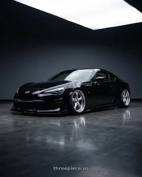 2020 Toyota 86 with Work Wheels VS-KF 5x100 18x9+40 Light Grey Silver A Disk FULL REVERSE wheels