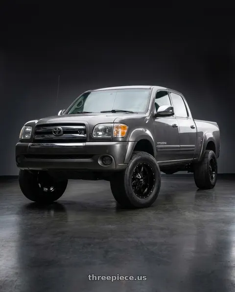 2004 Toyota Tundra with Moto Metal MO970 8X165.1 20X10 +12 GLOSS BLACK WITH MILLED LIP wheels