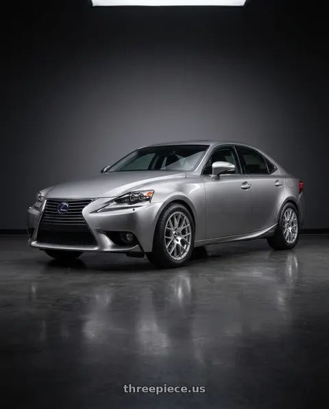2014 Lexus IS F with Enkei Raijin 5x114.3 18x8.5+38 Hyper Silver wheels