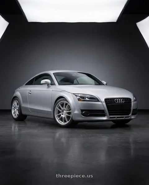 2008 Audi TT with Enkei PF01 5x112 18x8+45 Silver wheels
