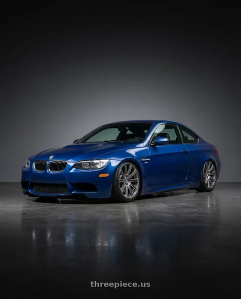 2008 BMW M3 with Enkei TSR-6 5x114.3 18x8.5+38 Titanium Gray wheels