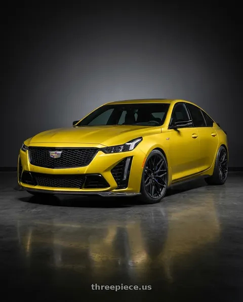2023 Cadillac CT5 V Blackwing with MV Forged MVF2 5x120 20x9.5 +15 Satin Black wheels