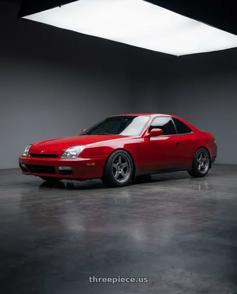 1999 Honda Prelude with Kansei K12G KNP 5X100 17x9 35 Gunmetal wheels