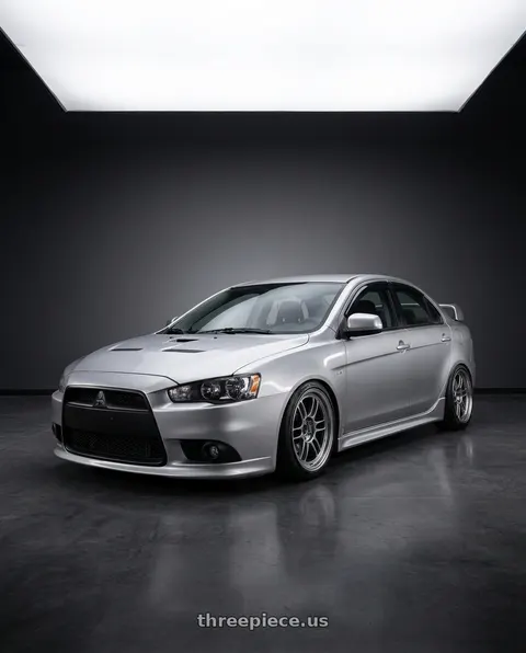 2010 Mitsubishi Lancer Evolution GSR with Enkei RPF1 5x114.3 18x9.5+38 SBC wheels