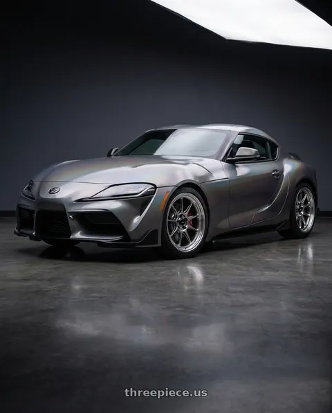 2020 Toyota GR Supra with Konig Countergram 5x112 19x11+40 Hyper Chrome / Machined Lip wheels
