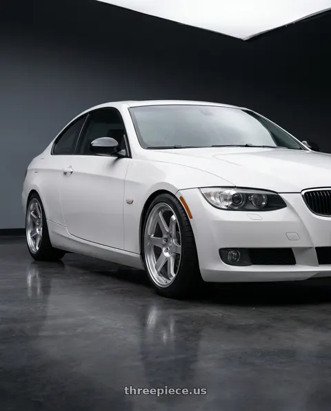 2008 BMW 328xi with ESR Wheels SR SERIES SR07 5x120 18x8.5 +30 Hyper Silver wheels