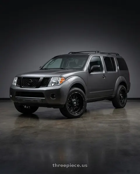 2011 Nissan Pathfinder with XD XD842 SNARE 6X114.3/6X139.7 20X9 +18 SATIN BLACK wheels