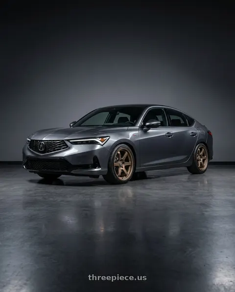 2023 Acura Integra A-Spec with ESR Wheels APEX SERIES AP6 5x114.3 18x9.5 +35 Matte Bronze wheels