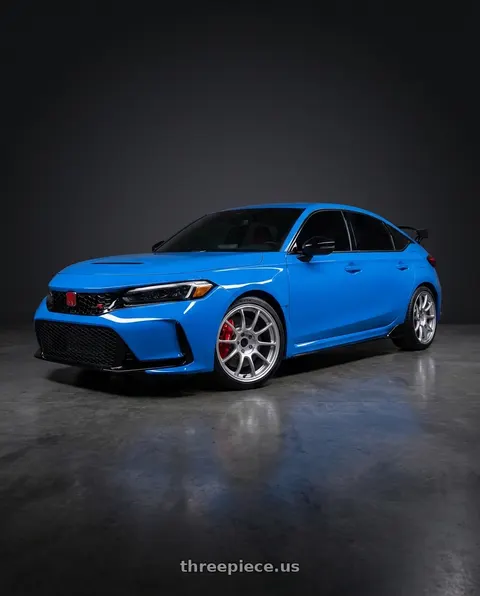 2025 Honda Civic Type R with Volk Racing ZE40 M-SPEC 5x120 18x10+40 Diamond Silver wheels