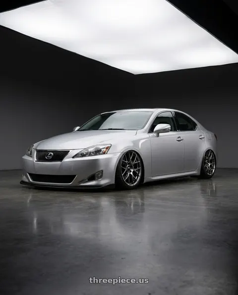 2010 Lexus IS250 with BBS RE-V7 5x112 19x9.5 +36 Diamond Black wheels
