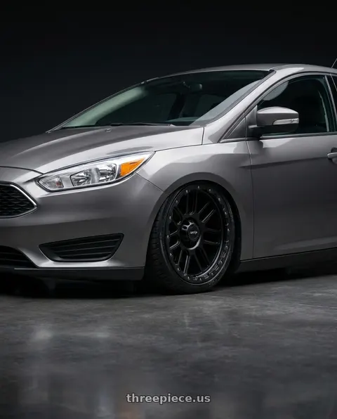 2017 Ford Focus with Vision Off-Road 111 Nemesis 5x127 20x9+0 Matte Black wheels
