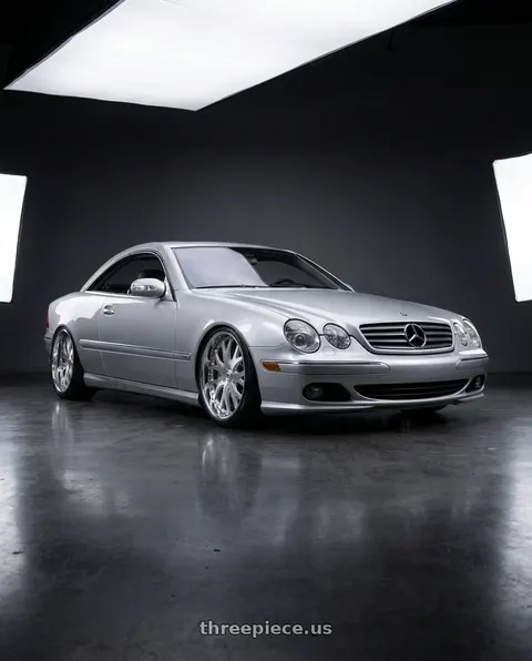 2006 Mercedes-Benz CL500 with Asanti Forged AF873 5x112 22x10 +30 Brushed wheels