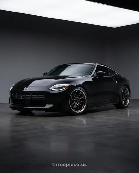 2024 Nissan Z with Work Zr10 2P 5x114.3 19x9.5 +18 Glim Black wheels
