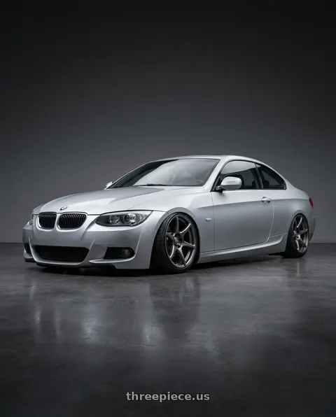 2012 BMW 3 Series E92 with Kansei K11G Tandem 5X120 18x8.5 35 Gunmetal wheels