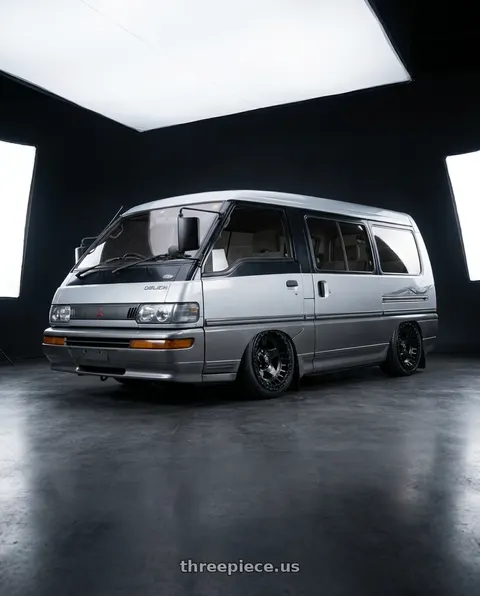 1992 Mitsubishi delica with Fuel 1PC D118 WARP BEADLOCK 6X139.7 17X9 -15 MATTE BLACK wheels