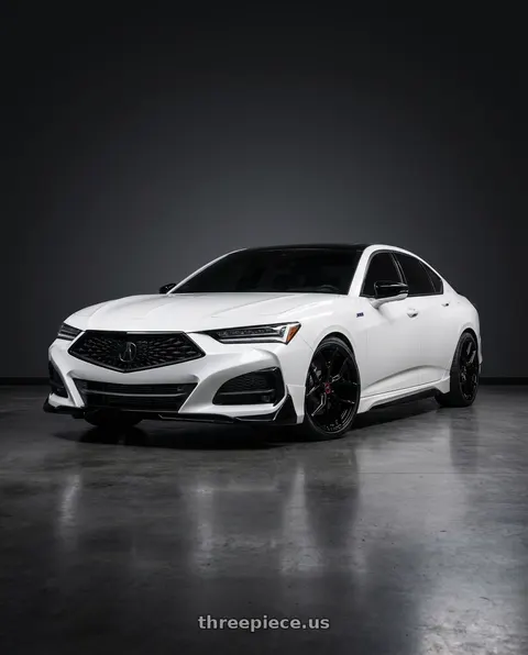 2022 Acura TLX SH-AWD with VOSSEN HF-5 5X120 20x9 +35 GLOSS BLACK wheels